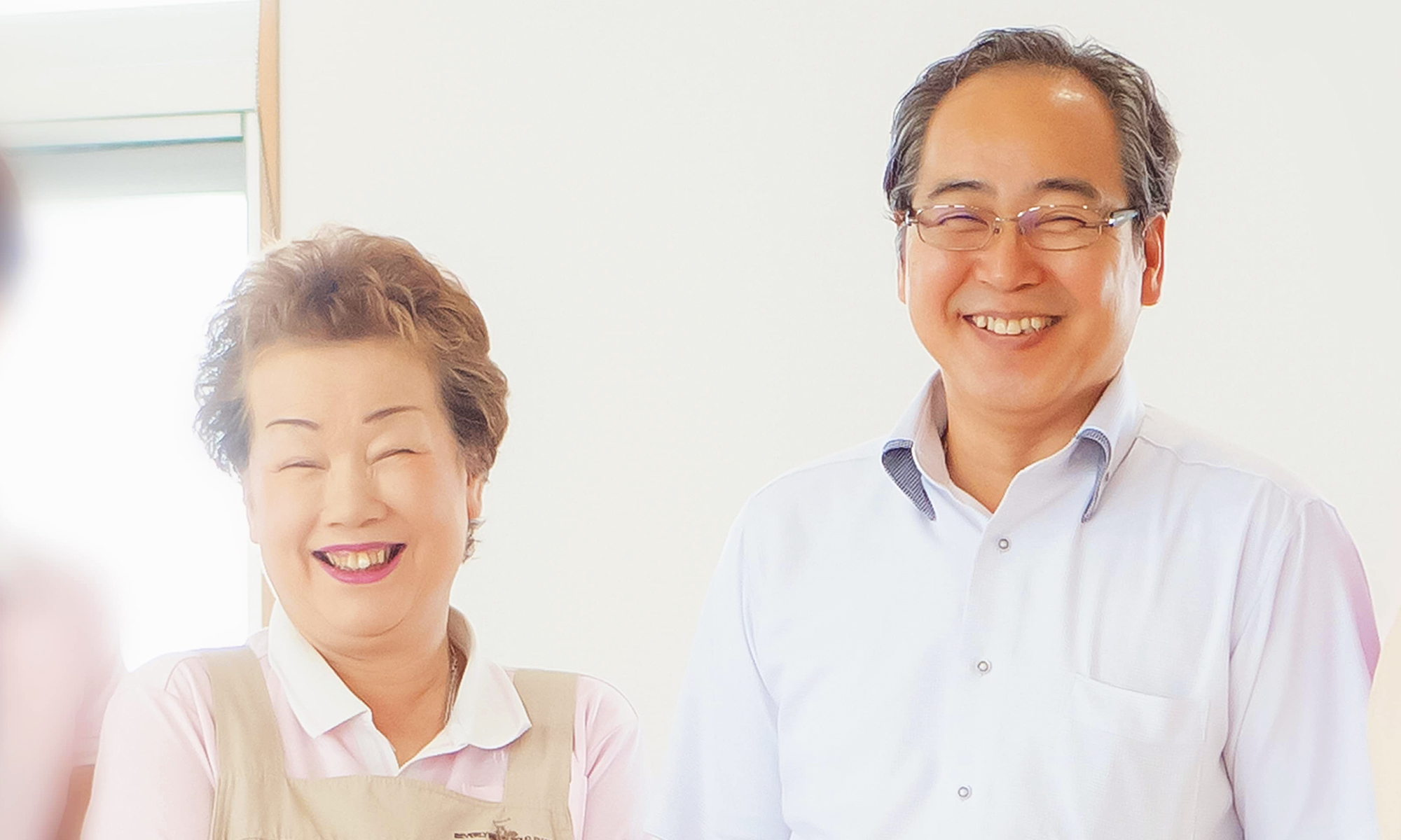 取締役社長と所長の写真